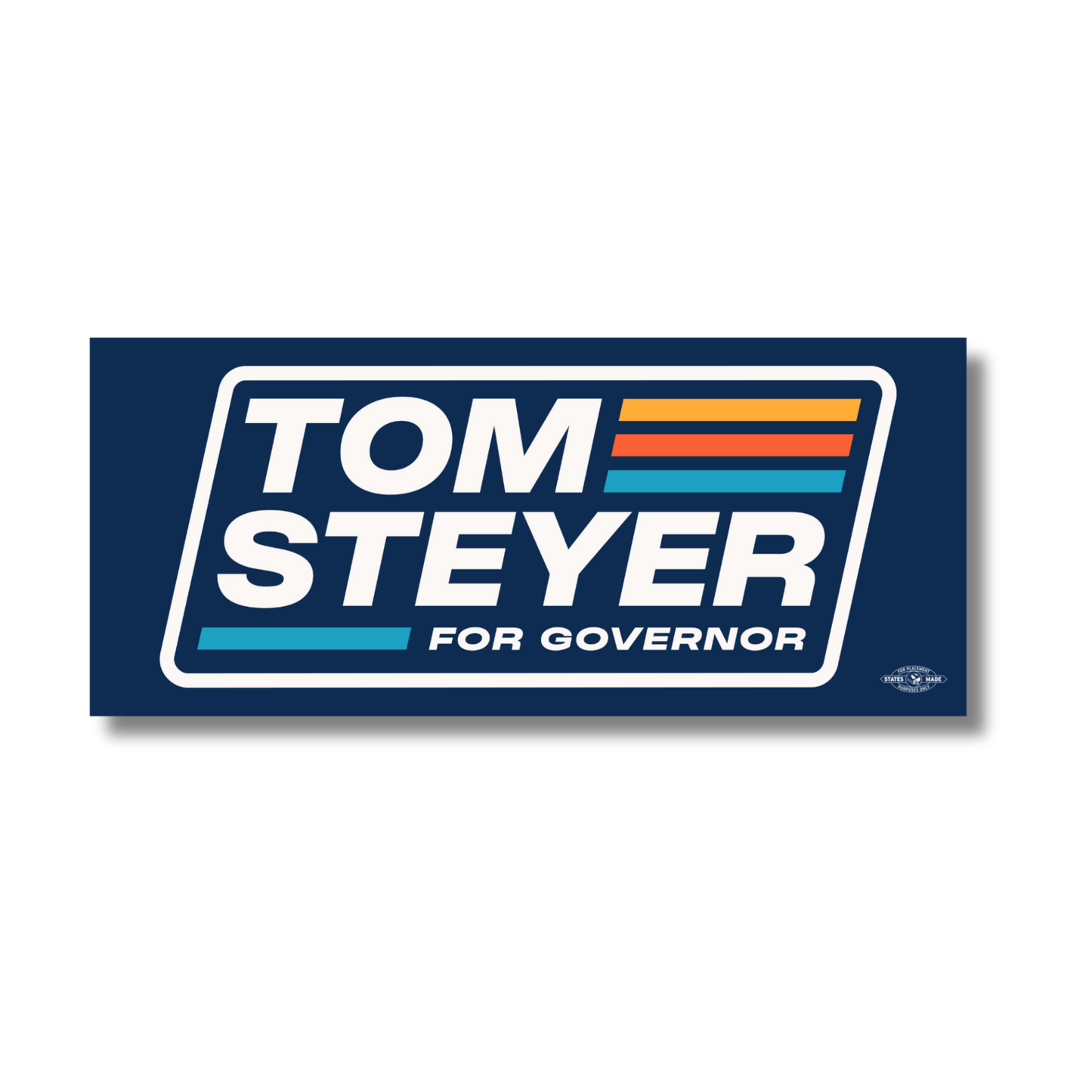 Tom Steyer for Governor Bumper Sticker