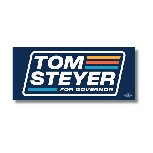 Tom Steyer for Governor Bumper Sticker