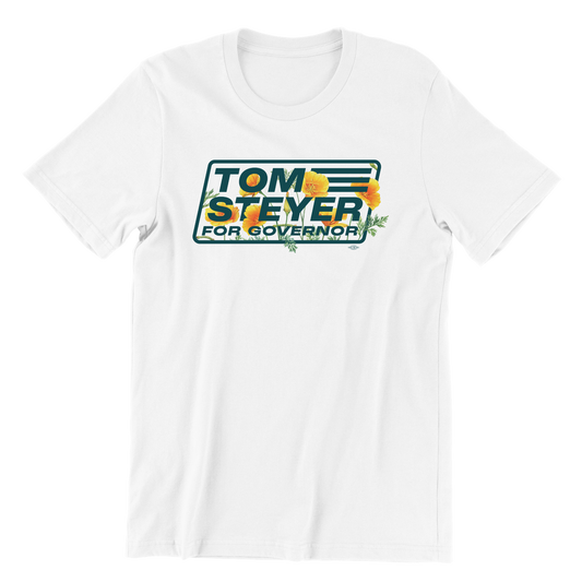 Tom Steyer for Governor Poppy T-Shirt
